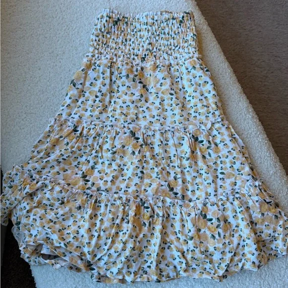 Floral Print Women's Skirt - Picture 2 of 4